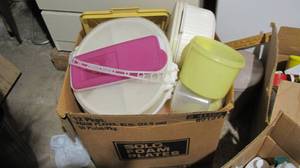 Huge box with a vast array of Vinta...