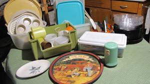 Large assortment of Vintage Tupperw...