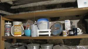 Assortment of kitchenware including...