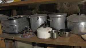 Large assortment of bakeware and co...