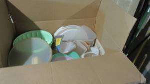 Large box of Assorted Tupperware bo...