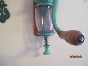 Vintage coffee bean grinder...