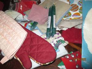 Lot including green, red, and brown...