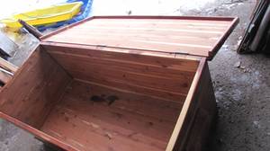 Massive Cedar Storage Chest in fabu...