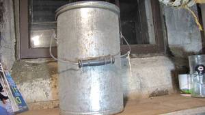 Tall and slender Antique stock pot...