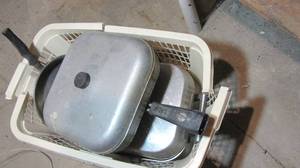 Laundry basket with a variety of vi...