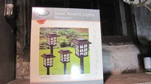 4-pack of Outdoor Solar accent ligh...