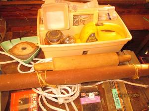 Large Vintage Wooden rolling pin, r...