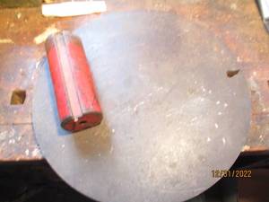 1 metal round workshop drillpress...