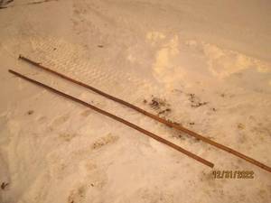 9 and 11 bamboo poles...