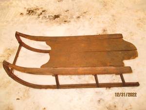 Antique Winter sled made solely out...