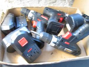 (3) Drill Master Cordless Drills Wi...