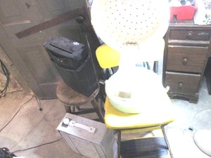 Vintage Cosco Yellow High back Chai...