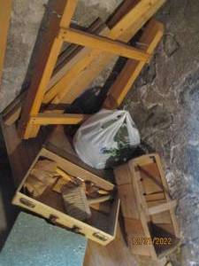 Wood Easel, Vintage Suitcase, Baske...
