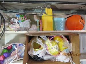 Variety of Easter Crafts and Eggs, ...