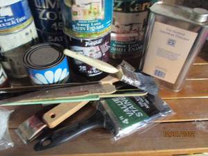 Assorted size Paints and Supplies...