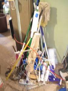 Mops, broom, Vacuum, bags, and othe...