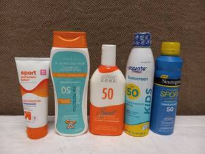 ASSORTED SUNSCREENS