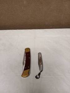 2 ENGRAVED KNIVES