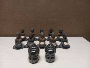 BUDDHA STATUE CANDLE HOLDER