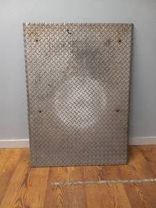 DIAMOND PLATED RAMP  DOCK PLATE