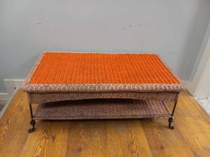 WICKER COFFEE TABLE