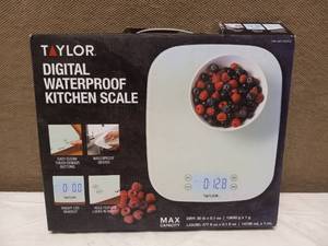 TAYLOR DIGITAL WATERPROOF KITCHEN SCALE
