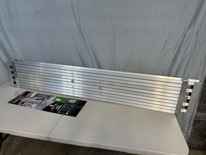 lot 8 image: New Metaltech 9 ft Telescoping Aluminum Work Plank