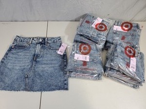 lot 97 image: 12 New Denim Skirts