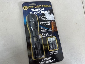 lot 129 image: New Tactical LED Flashlight
