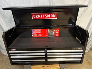 lot 15 image: New Craftsman 52 inch 8 Drawer Tool Cabinet - Scratch and Dent