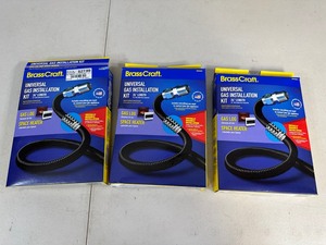 lot 31 image: 3 New 24 inch Appliance Gas Line Kits