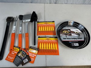 lot 49 image: Assorted New BBQ Grilling Accessories