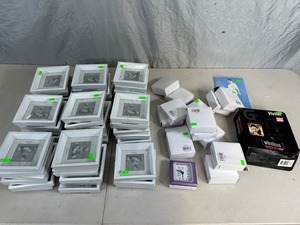 lot 71 image: Large Lot of New Picture Frames, Clocks, Etc