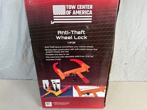 lot 75 image: New Anti-Theft Trailer Wheel Lock