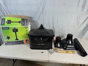 lot 80 image: New Large Pedestel Security Mailbox - Scuffed