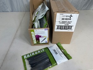lot 100 image: New Case of RainDrip 6 inch Heavy Duty Stakes