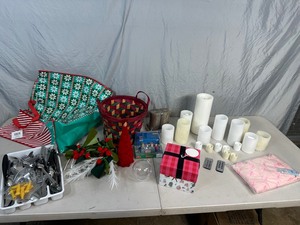 lot 106 image: Home Decor, Flameless Candles, and More