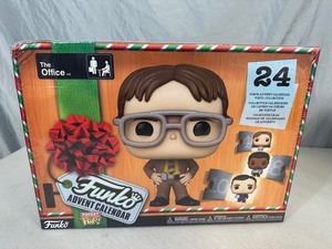 lot 113 image: New Funko Pop The Office Advent Calender with 24 Figurines