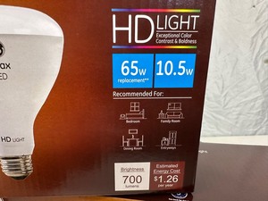 lot 116 image: 12 New GE HD LED Light Bulbs