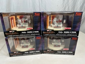 lot 143 image: 4 New Marvel Wanda Vision Funko Pop Collectibles