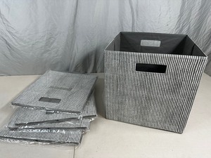 lot 145 image: 5 New Fabric Bins