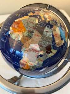 gyroscopic-mounted world globe