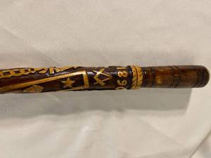 collection of 3 walking sticks - one is Masonic 1890 reproduction