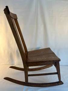 vintage oak rocking chair in great condition