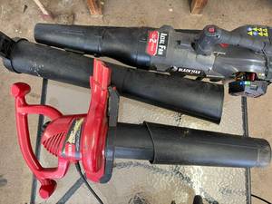 Toro Ultra Blower Vac, Black Max 2 cycle Axial Fan & Craftsman electric hedge trimmer