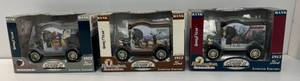 lot 28 image: Group Of Gearbox Toy Brand Remington Country Die-Cast Vehicle Banks NIB