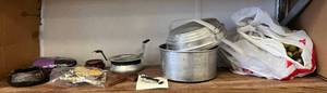 lot 36 image: Shelf Full Of Misc. Vintage Items