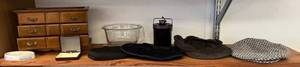 lot 39 image: Shelf Full Of Misc. Vintage Items