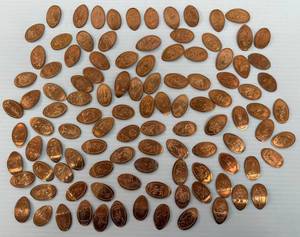 lot 59 image: Group Of Disney Stretched Souvenir Pennies